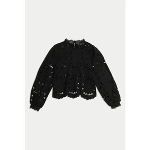 Bluza de dantela cu deucupaj cu nasturi pe spate imagine