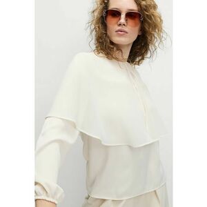 Bluza lejera cu decolteu la baza gatului imagine
