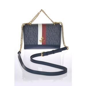Geanta crossbody de piele ecologica cu logo imagine
