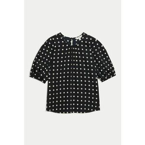 Bluza cu imprimeu si maneci bufante imagine