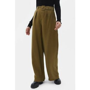 Pantaloni din amestec de lyocell cu croiala ampla imagine