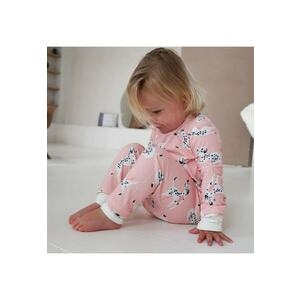Pijamale 2 piese - material din bambus - - Dalmatians - Roz pal - pentru fetite imagine