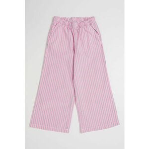 Pantaloni de bumbac cu dungi imagine