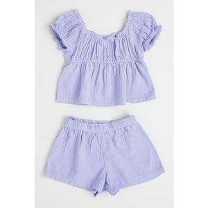Set de bluza si pantaloni scurti imagine