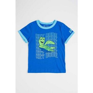 Tricou de bumbac cu detalii contrastante imagine