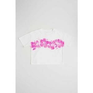Tricou cu imprimeu Hibiscus imagine