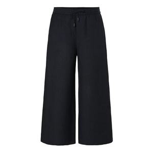 Pantaloni din amestec de in cu croiala ampla imagine