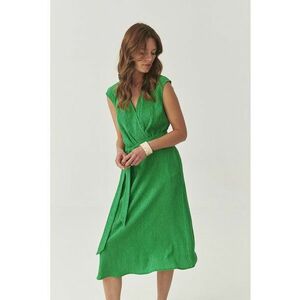 Rochie petrecuta din amestec de lyocell cu model texturat imagine