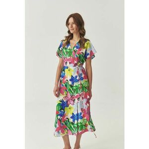 Rochie petrecuta cu imprimeu floral imagine