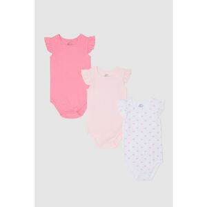 Set de body-uri cu maneci cu volane - 3 piese imagine