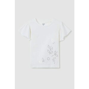 Tricou cu maneci cu volane imagine