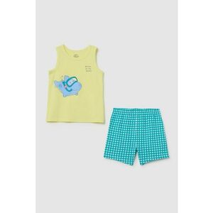 Pijama scurta cu imprimeu cu rechin imagine