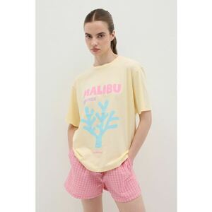 Tricou din bumbac cu imprimeu grafic imagine