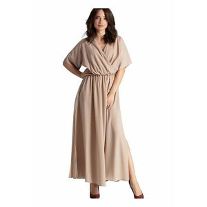 Rochie de zi 5902194372732 - Poliester/Elastan - Bej - imagine