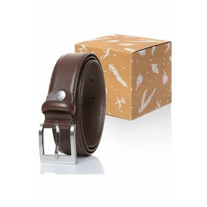 Curea Din Piele - Rr0001R01 0029 - Piele - Latime: 35 mm - Culoare: Maro - 90 cm - Maro imagine