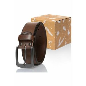 Curea Din Piele - Van-M5000 - 100% Piele Naturala - Culoare: Maro - Latime: 4 cm - Lungime: 85 cm - Maro - imagine