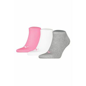 Set de sosete unisex pana la glezna cu imprimeu logo - 3 perechi imagine