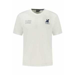 U.S. Grand POLO Tricou barbati din bumbac cu logo la baza gatului imagine