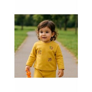 Bluza subtire cu maneca lunga - - Retro Journey - Galben - pentru fetite imagine