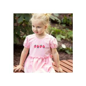 Rochie cu capsunele - Strawberry and Love - Roz - pentru fetite imagine