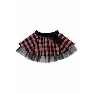 Fusta tutu cu tull si model in carouri - - Pretty - Rosu si Negru - pentru fetite imagine