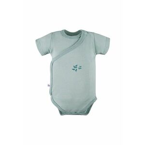 Body cu maneca scurta si model cu floare - - Petite - Verde - pentru fetite si baietei - Verde Pacific imagine
