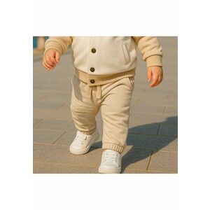 Pantaloni sport - Holiday Time - Bej - pentru baietei imagine