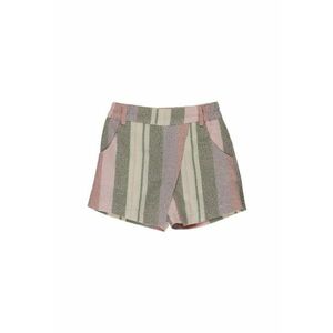 Fusta - pantalon scurt - Cotton Candy - Roz cu dungi - pentru fetite imagine
