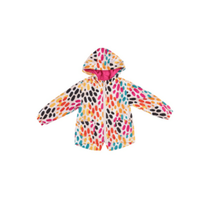 Geaca impermeabila - Hope - cu buline colorate - pentru fetite imagine