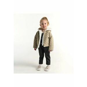 Geaca matlasata cu gluga si blanita - - Dream - Kaki - pentru fetite imagine
