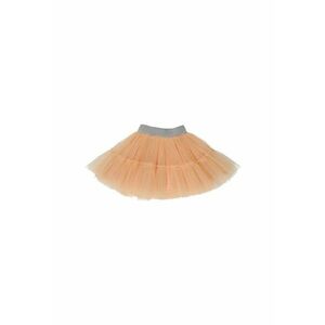Fusta tutu din tull sclipitoare cu volan - Party Mood - Somon - pentru fetite imagine
