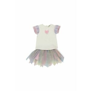 Set 2 piese: tricou si fusta tutu - Rainbow - Multicolor - pentru fetite imagine