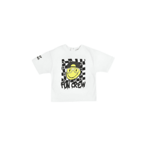 Tricou Fun Crew - Feeling Good - Alb si Negru - pentru baietei imagine