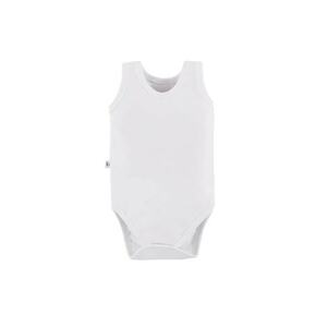 Body fara maneci - White - Alb - pentru baietei imagine