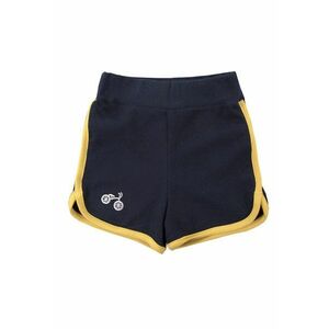 Pantaloni scurti sport - - Bike - Bleumarin cu dunga Galbena - pentru baieti - Bleumarin imagine