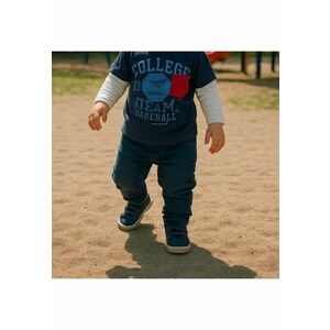 Blugi jogger cu elastic la glezna - Gaming Mode - Bleumarin Denim - pentru baietei imagine