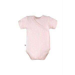 Body cu maneca scurta si model cu floricele - - Petite - Roz - pentru fetite imagine