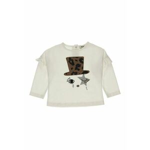 Bluza subtire cu maneca lunga - Chic - Ecru - pentru fetite imagine