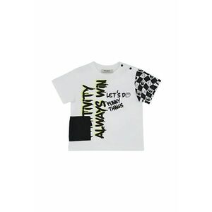 Tricou imprimat - Feeling Good - Alb/Negru - pentru baietei imagine