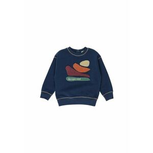 Bluza cu maneca lunga - Moments - Bleumarin - pentru baietei imagine