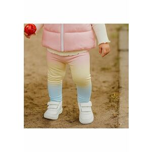 Colanti colorati - Rainbow - Roz Bleu Alb Galben - pentru fetite imagine
