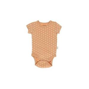 Body cu maneca scurta si buline - Pure Love - Somon - pentru fetite imagine