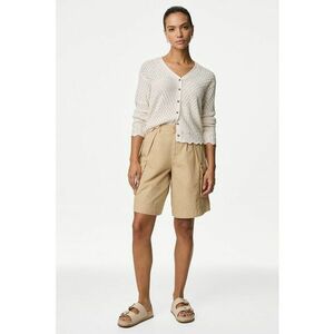 Pantaloni scurti cargo de bumbac imagine