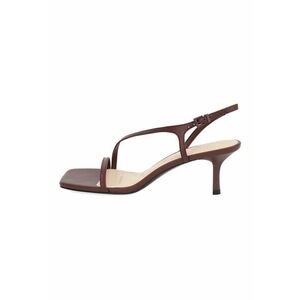 Sandale de piele cu toc clasic imagine