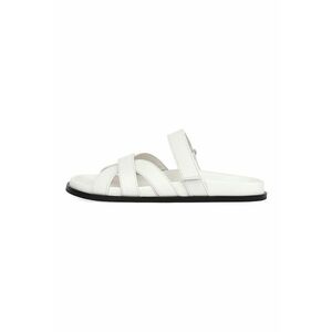 Papuci din piele cu inchidere velcro imagine