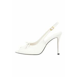 Sandale de piele cu varf decupat imagine
