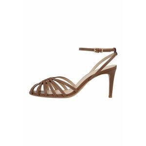 Sandale de piele cu toc stletto imagine