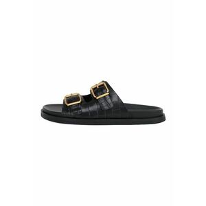 Papuci din piele cu aspect de piele de crocodil imagine