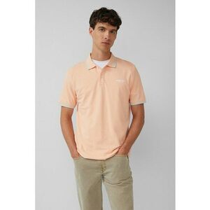 Tricou polo cu imprimeu logo discret imagine