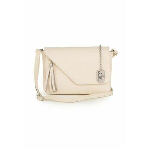 Geanta crossbody din piele cu clapa imagine